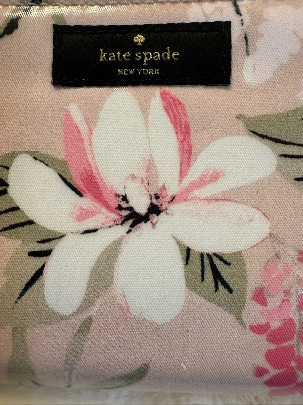 kate spade Pink Floral Zip-Around Wallet